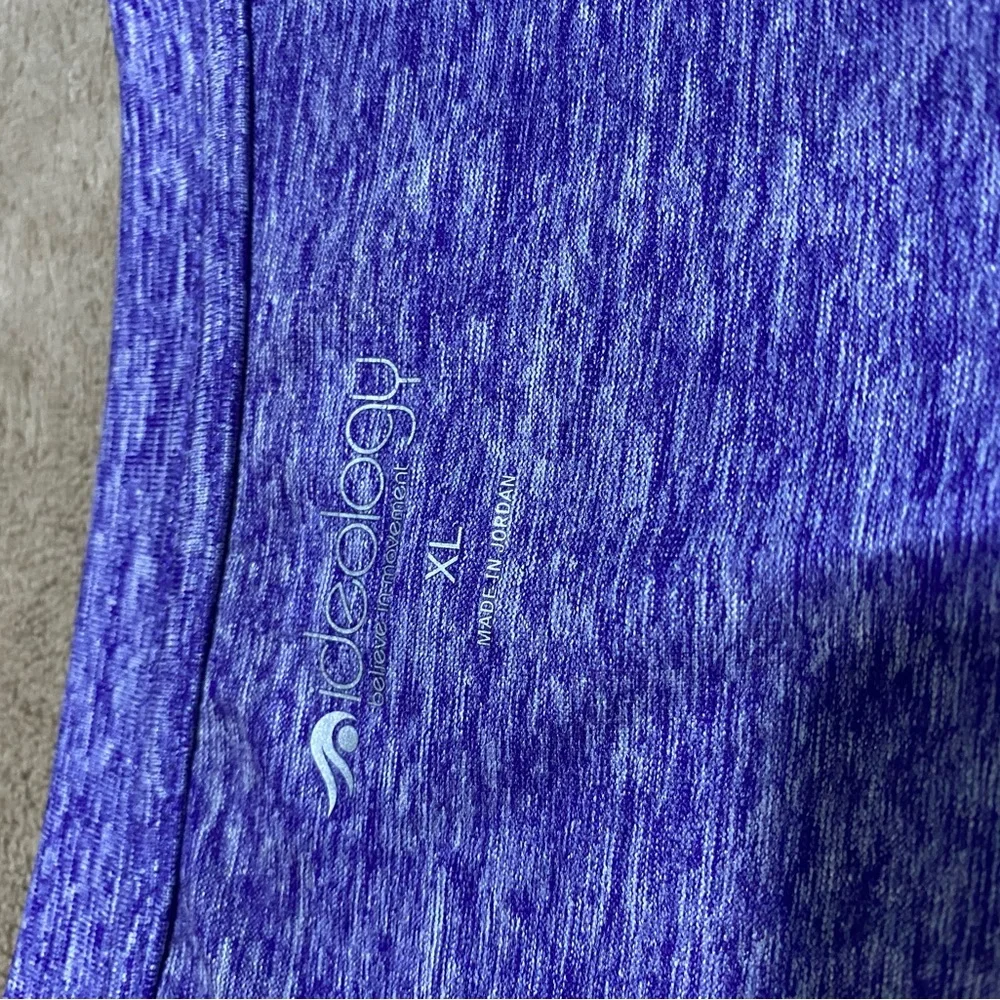 Women Sport Tee Extra Large XL Rapidry Tee Yoga Top Marled Purple T-Shirt - Picture 11 of 14